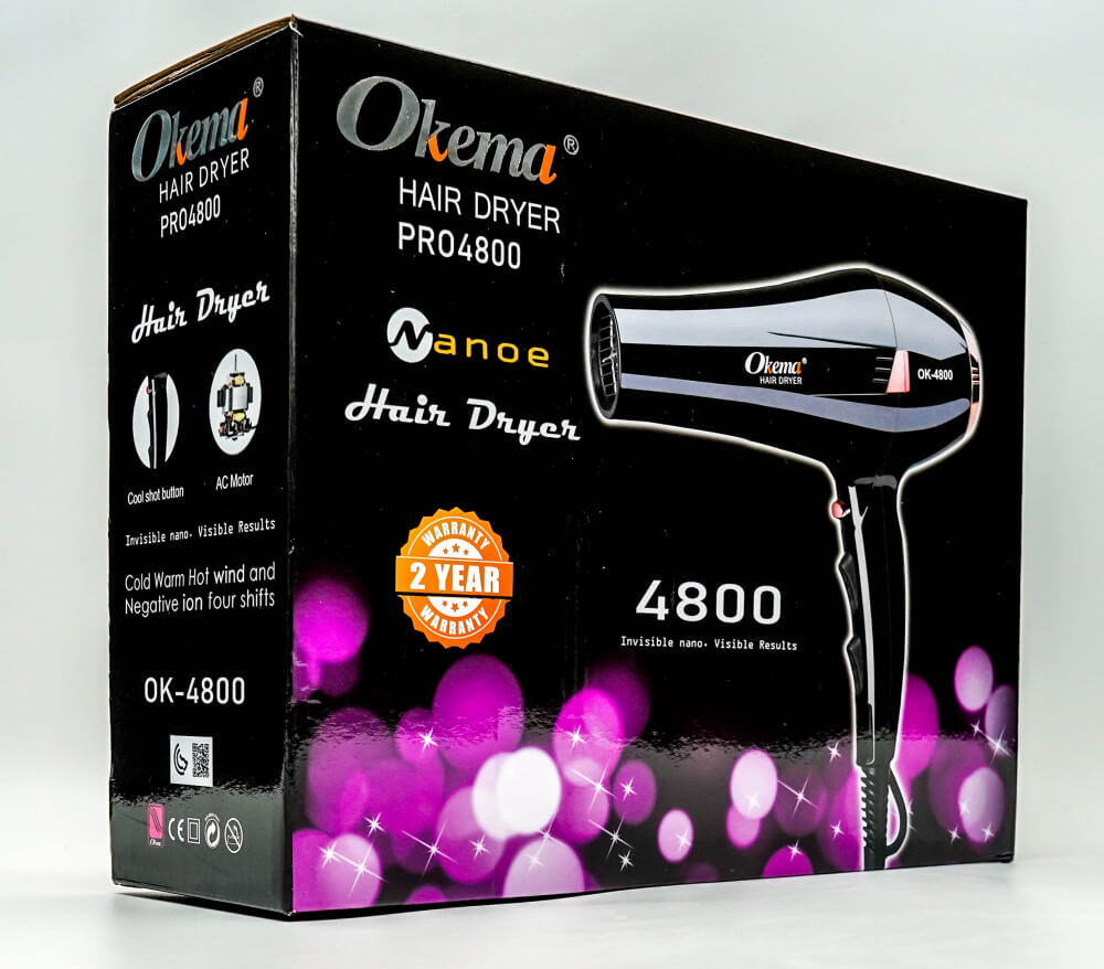 OKEMA PRO HAIR DRYER OK-4800